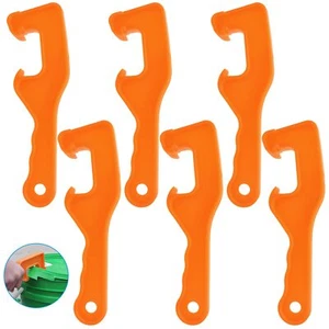 6Pcs 5 Gallon Bucket Lid Opener Wrench, Plastic Bucket Opener Tool Pail Lid Lift - Picture 1 of 7