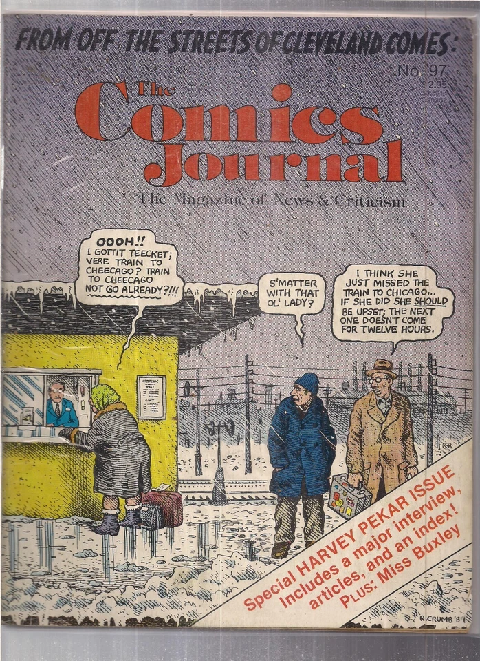 The Comics Journal 97 Harvey Pekar Special Issue Interview Articles +Miss Buxley - Image 1 of 1