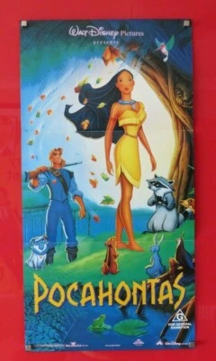 POCAHONTAS ORIGINAL 1995 CINEMA DAYBILL MOVIE FILM POSTER Walt Disney NICE 90's - Image 1 of 4