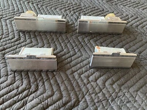 1962 1963 Lincoln Continental Armrest Ashtrays - Full Set of 4 - Picture 1 of 8