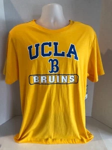 UCLA Bruin T Shirt Mens XL Colosseum Yellow Front Logo Graphics New with Tags - Picture 1 of 11