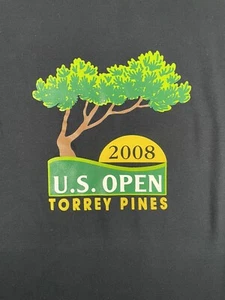 2008 US Open Golf Torrey Pines Blanket 6ft X 4ft Navy Blue PGA Tiger Woods - Picture 1 of 3