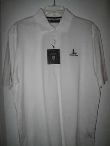 NEW. Oxford Golf 100% Mercerized Cotton Golf Polo. White. Size Small. Logo - Picture 1 of 3