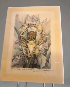 Jody Bergsma Shadow Box Art “It’s A Froggy Frog World" - Picture 1 of 1