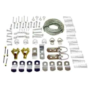 Everbilt 87 Pieces Mirror Hanging Hooks Kit in Plastic Organizer Storage Case - Picture 1 of 2