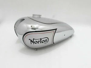 Gas Tank For Norton 16H In Silver Paint Chrome - Picture 1 of 4