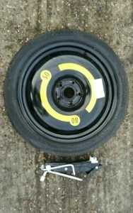 SEAT LEON 2012-PRESENT DAY 18" SPACE SAVER SPARE WHEEL JACK SPANNER FREE P&P - Picture 1 of 1