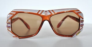 Cazal Vintage Sunglasses - NOS - Model 868 - Col.664- Gold & Amber Light Gray - Picture 1 of 3