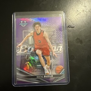 2022-23 Bowman University Best Matas Buzelis 69 Purple Refractor /250