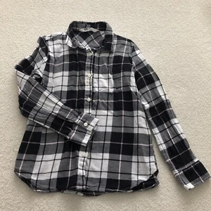 Hemd Mädchen Bluse Langarm Grösse 134 H&M Kariert - Bild 1 von 4