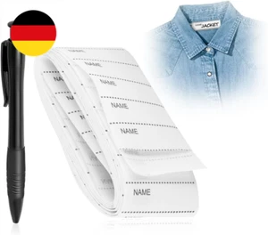 200 Stück Namensschilder für Kleidung,BügelnWaschbare Namensetiketten,Wäscheetik - Bild 1 von 7
