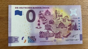 0 Euro Schein 2021-11 "Die Deutschen Bundesländer - Schleswig-Holstein" NEU - Bild 1 von 2
