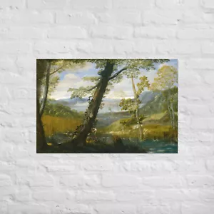 Annibale Carracci River Landscape Photo paper poster - Picture 1 of 1