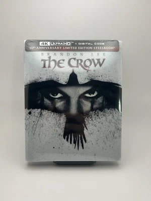 The Crow 30th Anniversary 4K SteelBook New Sealed UHD Blu-ray + Digital Rare - Image 1 of 4