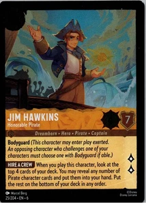 Jim Hawkins - Honorable Pirate - Super Rare - Azurite Sea - 25/204 - NM - Foil - Picture 1 of 2