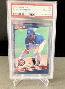 1986 Donruss #67 Ryne Sandberg. PSA 10. Cool Card! - Picture 1 of 2