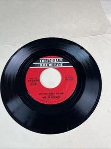 WILLIE NELSON On The Road Again/ September Song 1980 7” Vinyl 45 Single 13-02166 - Imagen 1 de 4