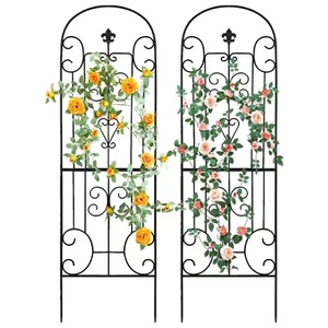 70"X18" Metal Garden Trellis for Climbing Plants, Climbing Plant Support, Hea... - Picture 1 of 8