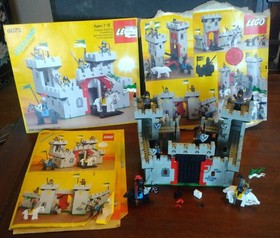 Vintage LEGO 6073 Black Falcons Knight's Castle Almost Complete w/Instructions 