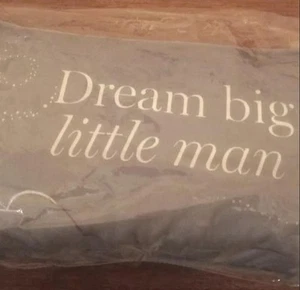Velvet Baby Cushion With Sweet Text..Approx 13" X 6" - Picture 1 of 2