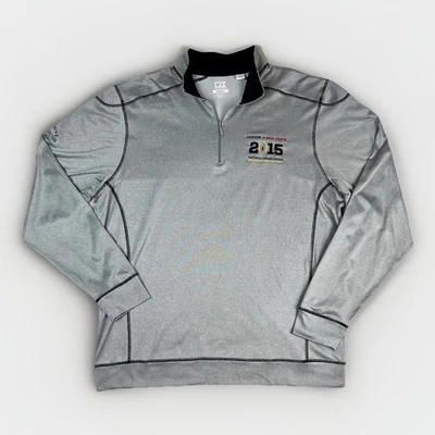 Cutter & Buck XL 2015 National Championship 1/4 Zip Pullover Oregon Ohio State - Image 1 of 4