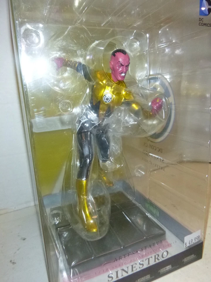 NUEVA estatua escala 7" Sinestro (MISB) DC Comics ArtFx (2016) Kotobukiya Foto 1 de 4