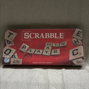 2013 Hasbro Scrabble Board Game New Sealed Timeless Classic Red Made in USA - Picture 1 of 5