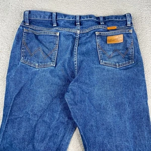 Wrangler FR Jeans Mens 36x32 Blue Cowboy Cut Flame Resistant Denim FR13MWZ - Picture 1 of 17