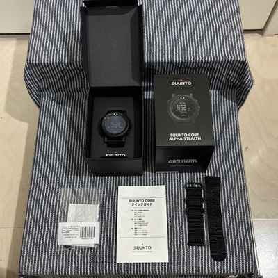 SUUNTO CORE ALPHA STEALTH Digital Watch Excellent Condition with Box - image 1 of 4