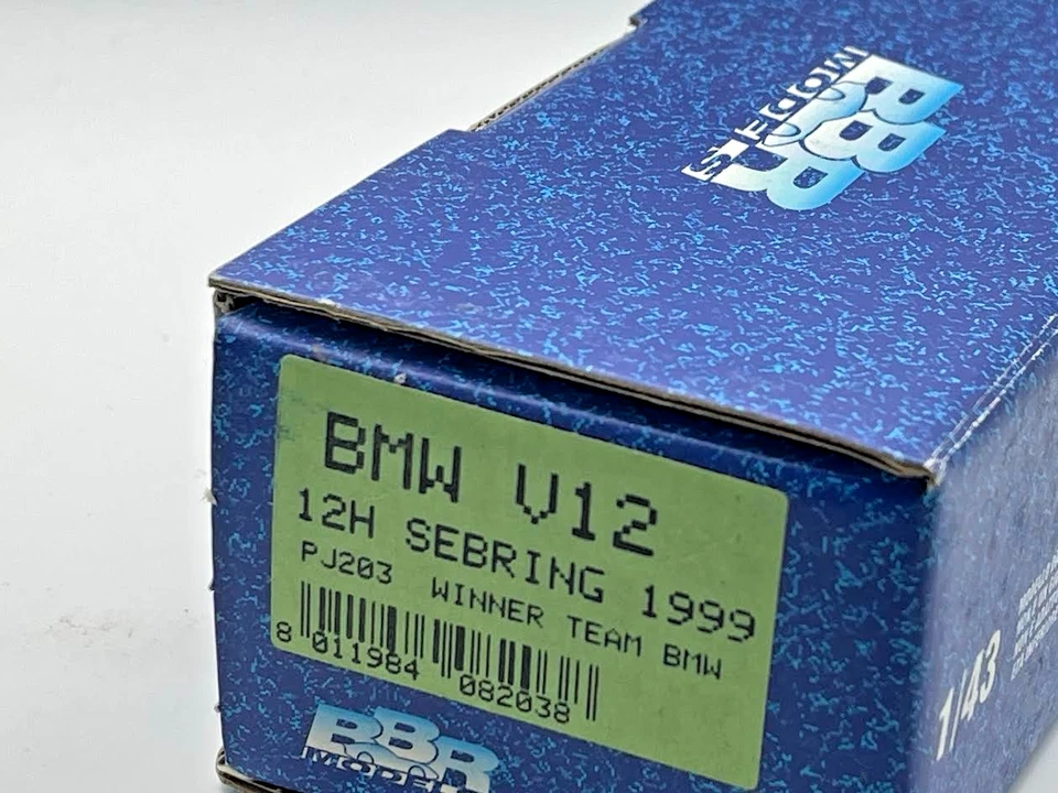BBR BMW V12 LMR 12H Sebring 1999 Winner Team BMW PJ203 KIT 1:43 TheTinyCars MR Foto 1 de 2