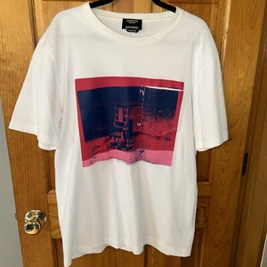 T-Shirt Calvin Klein 205W39NYC Andy Warhol Stuhl Kunstdruck Italien Raf Simons Gr. L - Bild 1 von 6