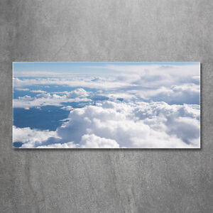 Tulup Glass Print Wall Art Image Picture 120x60cm - View from the plane