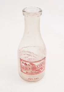 Botella de leche Golden State Milk Preserve Your Figure Pyro (C3R) California Quart - Imagen 1 de 12