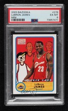 2003-04 Bazooka Mini LeBron James #276 PSA 6 Rookie RC