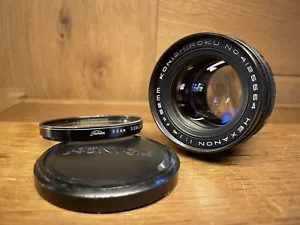 *Rare KONICA F Mount : Almost Mint* Hexanon 52mm F/1.4 Lens for F FS FP FM / JPN - Picture 1 of 9