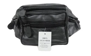 SADIS Herren/Damen Original Leder Hüftgürtel Bauchtasche Tasche Schlüssel Sport Handy Bargeld - Bild 1 von 5