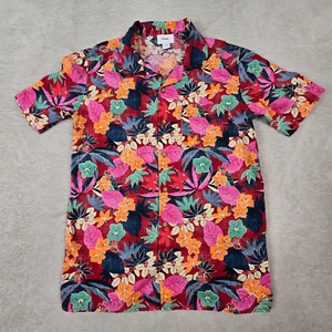 Old Navy Hawaiian Shirt Boys Extra Large Getaway Tropical Floral Hawaii Luau - Picture 1 of 8
