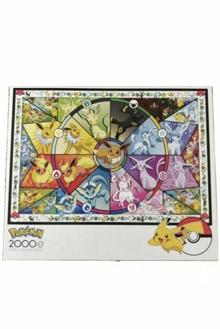 Buffalo Games Pokemon Eevee's Stained Glass Jigsaw Puzzle - 02300