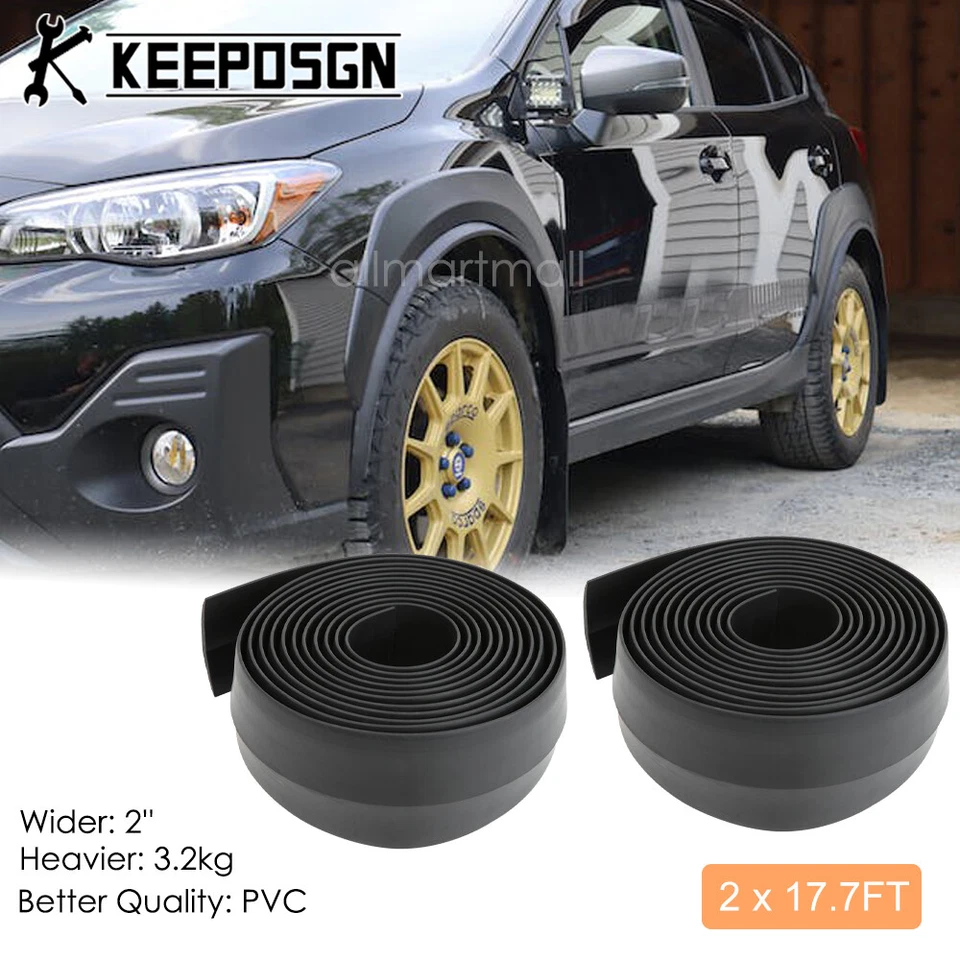 Car SUV Flexible Wheel Extend Fender Flares Molding Trim for Subaru Crosstrek - Imagem 1 de 4