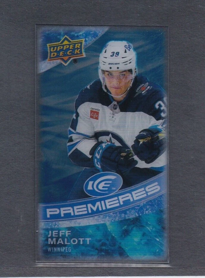 2022-23 Upper Deck Ice Ice Premieres Minis Gold #MI18 Jeff Malott /99 - Image 1 of 2