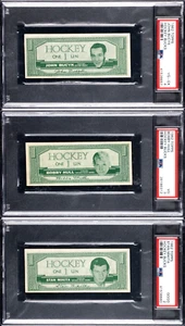 1962 Topps Hockey Bucks PSA-Graded Complete Set (24) Extremely Rare! - Picture 1 of 3