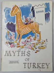 Myths of Turkey (Tresidder) 1957 Illustrated PB. Turkey w/Pullout Map - Picture 1 of 4