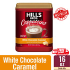 Hills Bros. Instant Cappuccino Mix, White Chocolate Caramel, 16-oz  NEW