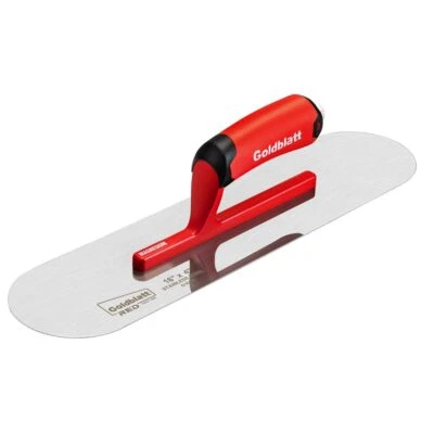 Goldblatt Stainless Steel Pool Trowel 16"x4" Professional Drywall Masonry Trowel - Image 1 of 4