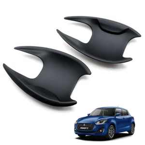 For Suzuki Swift Hatchback 2018 20 Matte Black Front Door Handle Bowl Insert - Picture 1 of 8