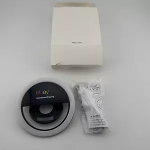 Mini clip on rechargable LED ring light eBay Open 2024 swag - Picture 1 of 3