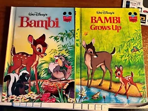 2 libros de Walt Disney's Bambi de Disney's Wonderful World of Reading - Imagen 1 de 3