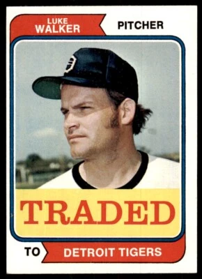 1974 Topps Luke Walker Baseball Cards #612T - Image 1 of 2