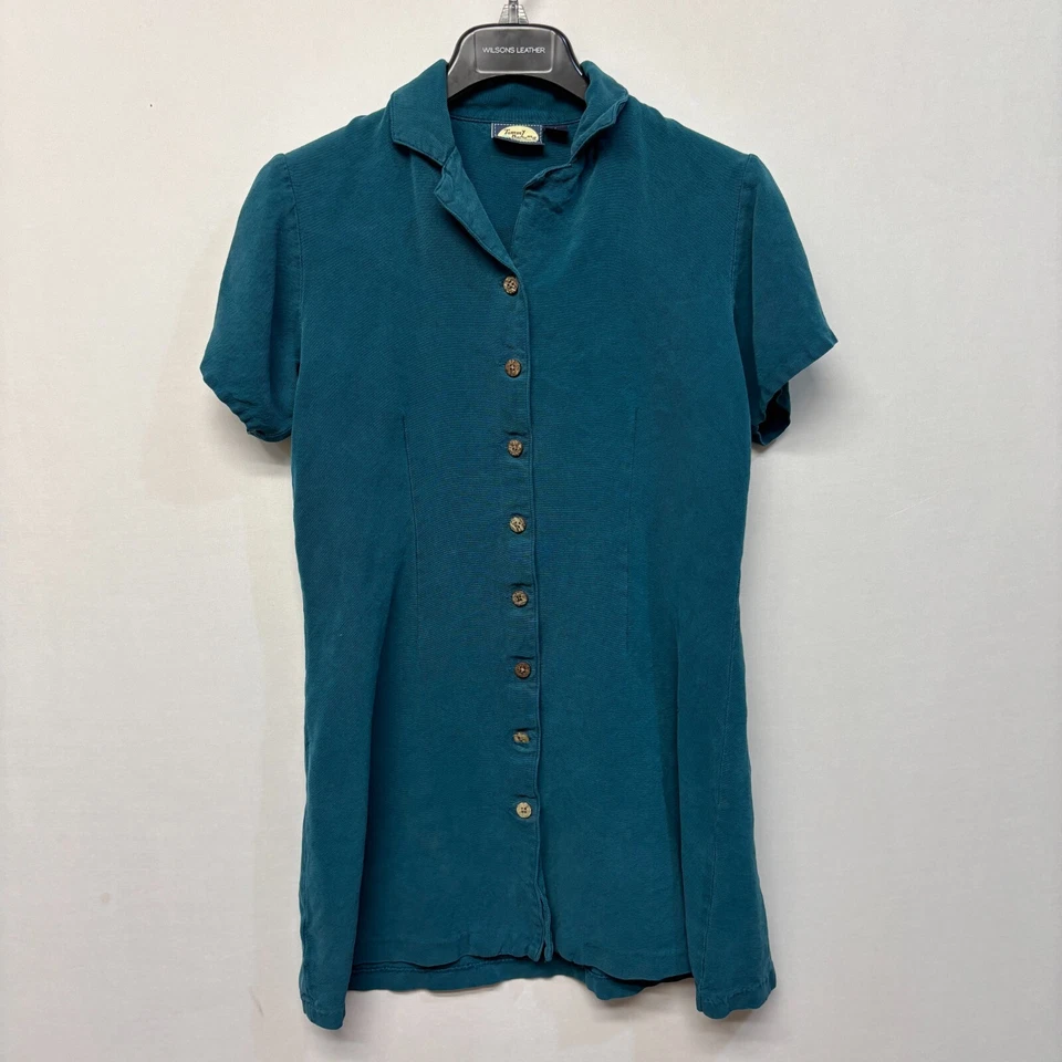 Tommy Bahama Women 100% Silk Short Sleeve Mini Dress Size Small D006 -11 - Image 1 of 4