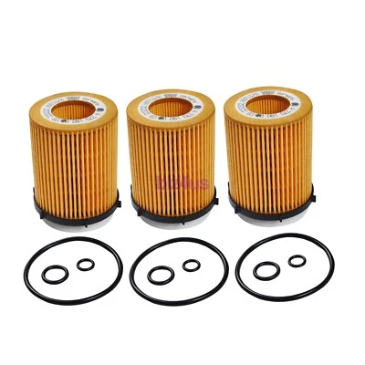 Filtro de aceite 3 piezas para Mercedes-Benz A220 C300 C350e CLA250 E300 SLC300 A27018009 Foto 1 de 4